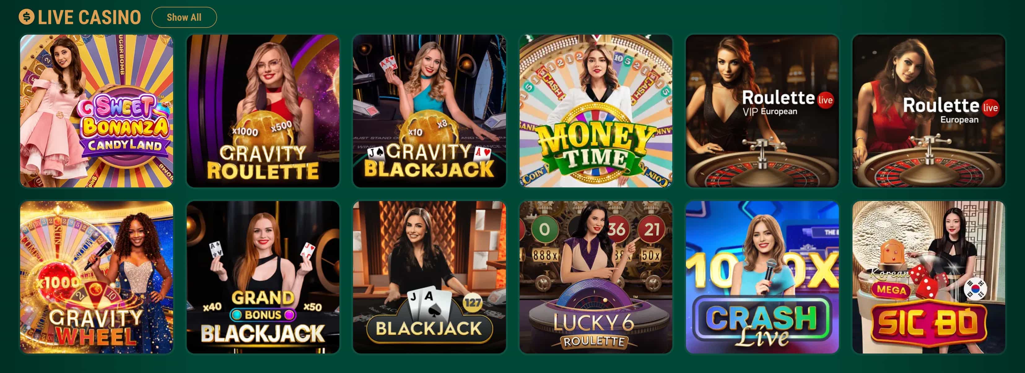 Richards Casino game library and slots